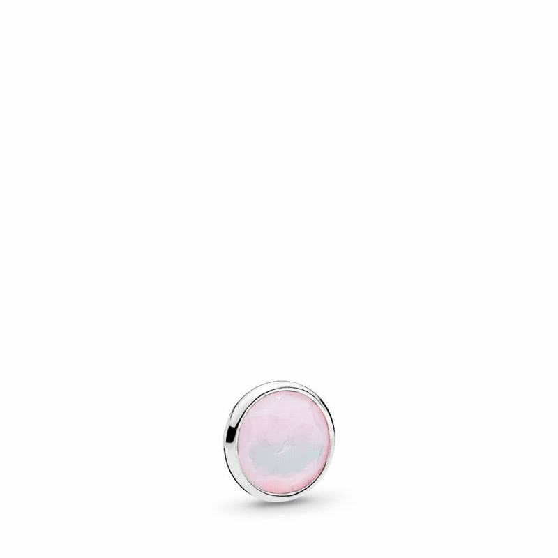 Pandora October Droplet Petite Locket Charm Silver Egypt CK5397241